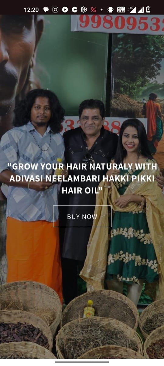 Neelambari Hakki Pikki Adivasi Hair Oil 250ml